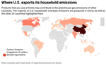 Scale, Distribution and Variations of Global Greenhouse Gas Emissions Driven by U.S. Households
